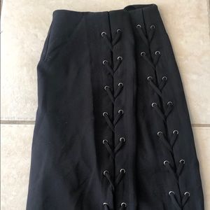 Forever 21 Lace Up Pants Sz M